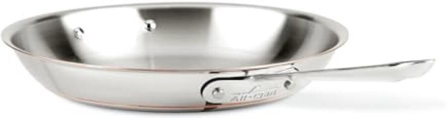 5-laags koekenpan van roestvrij staal met koperen kern 12-inch