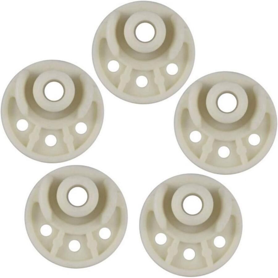 5 rubberen voetjes voor keukenmachine en blender - Foto 1