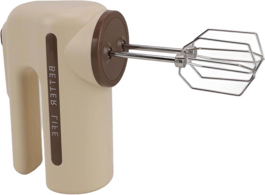 5 snelheden mixer opladen via USB lange batterijduur roestvrij staal eivloeistof deegboter