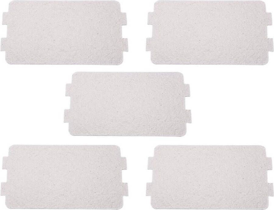 5 Stks Magnetron Oven Mica Plaat Vervangende Accessoire 4.6 * 2.5 Inch Pc Hittebestendig