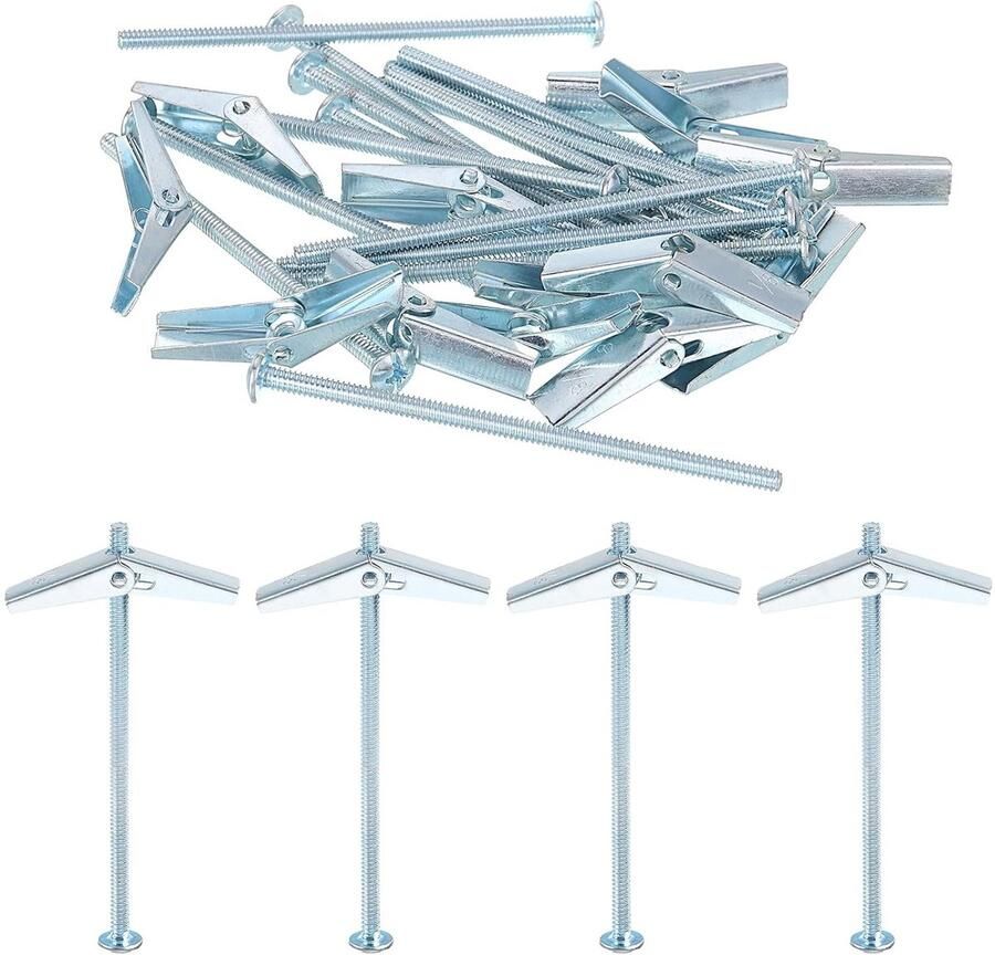 5 stks veer kniehefboom anker 1 8x3 vlinder mannelijke schroefdraad veer belast holle wand ronde kop knevelschroef