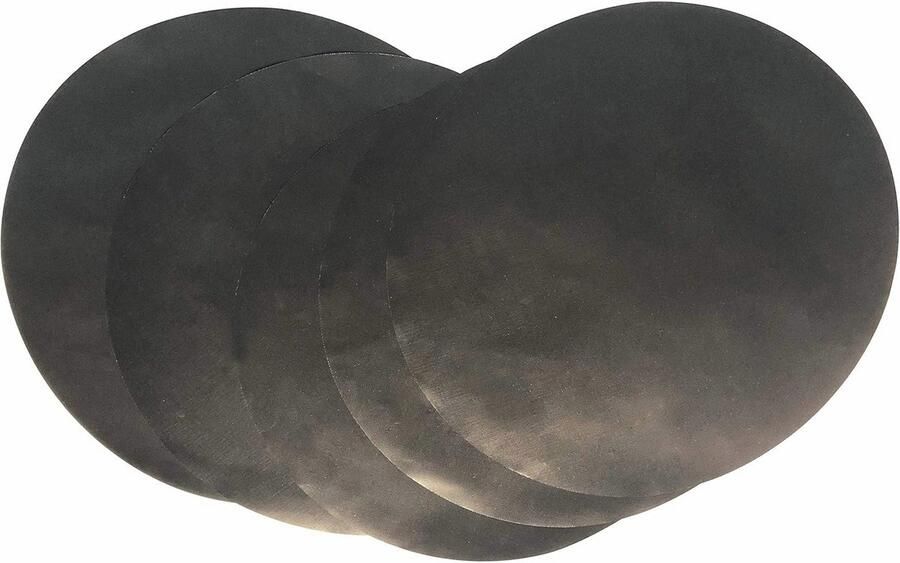 5 Stuks BBQ Grillmatten Antiaanbak Onderleggers voor Grill en Oven Diameter 40 cm