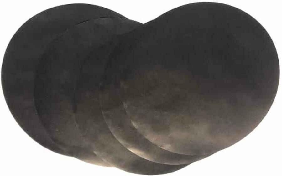 5 Stuks BBQ Grillmatten Antiaanbak Onderleggers voor Grill en Oven Diameter 40 cm