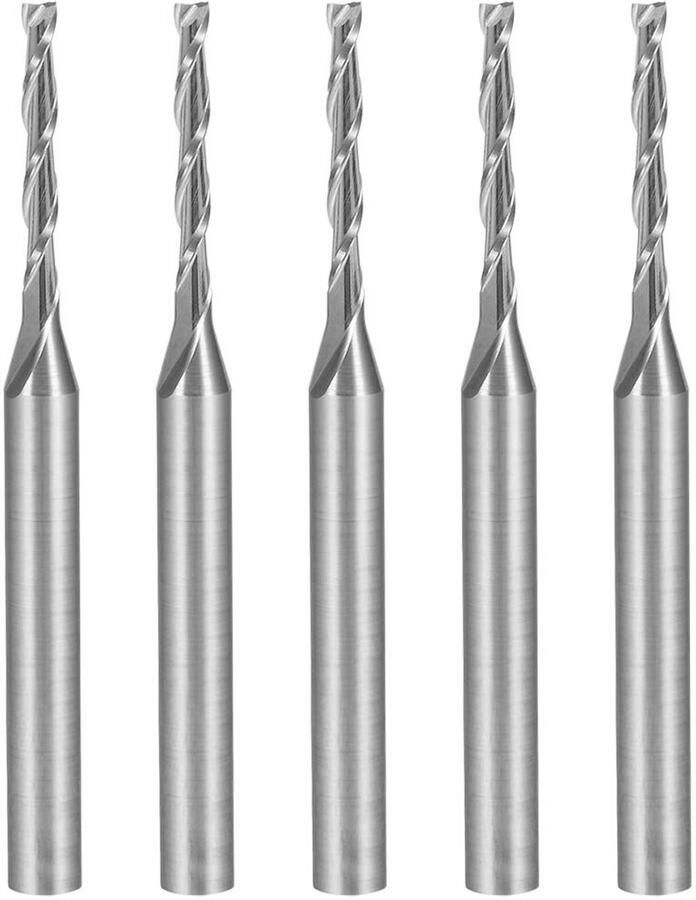 5 Stuks Freesbits 1 5mm Snijdikte Hardmetaal