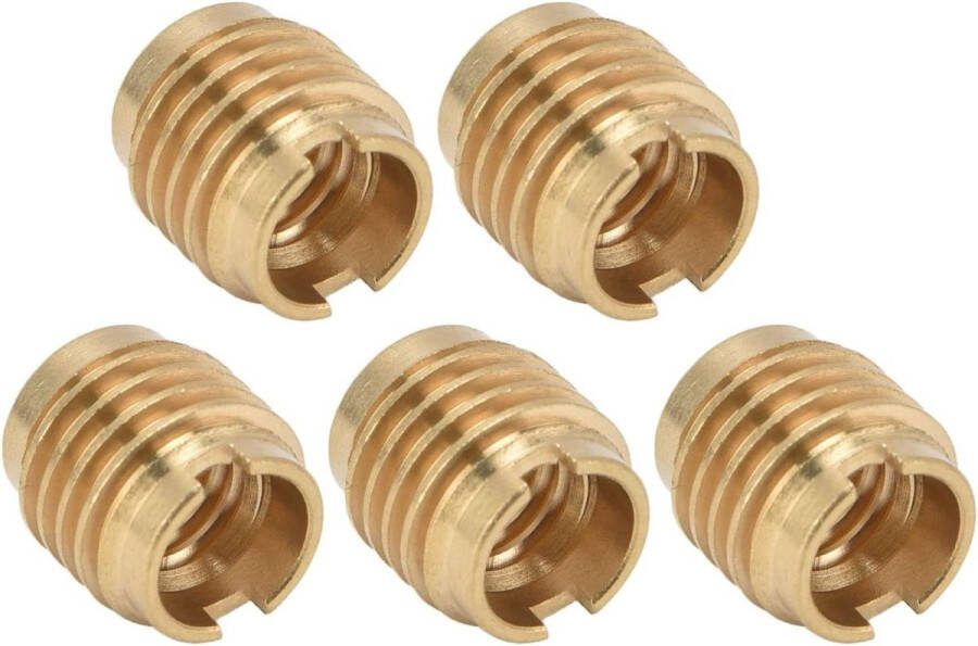 5 Stuks Messing Draad Handvatmoeren voor Biertappen Handmatige Installatiemoeren voor Thuisbrouwen