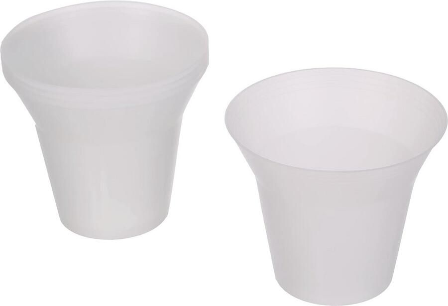 5-Vaks Eierschaal Kunststof Houder voor Eieren (500 G) Wit