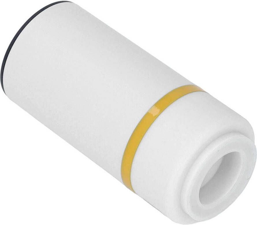 Elektrische handheld vacuümsealer met automatische sluitfunctie en ingebouwde 400 mAh lithium-ion batterij ideaal voor het vacuüm verpakken van kleding en voedsel in ivoorkleur