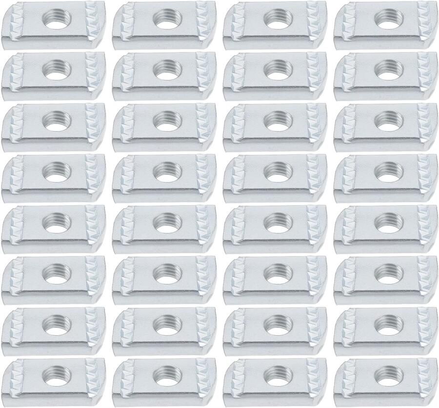 50 Stks M10 Gegalvaniseerde Diamant Moer Wing Moer Aardbevingsbestendige Beugel Accessoires Geschikt voor Solar Fotovoltaïsche Beugel Meubels Apparatuur Bouw