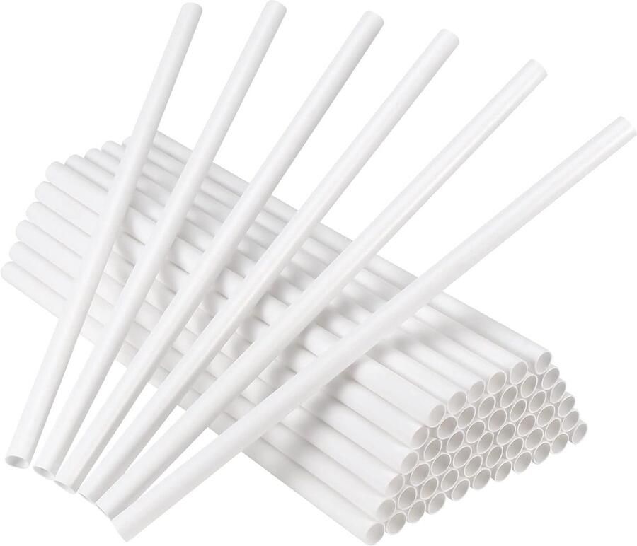 50 Stuks 30cm Witte Plastic Cake Dowel Stangen Herbruikbare Ondersteuning voor Laagjes Taarten Makkelijk te Snijden Cake Steunen voor Taartconstructie