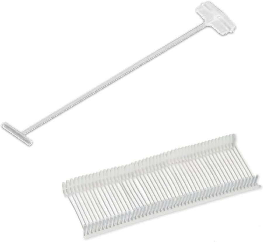 5000 stuks 50 mm witte pinnen etiket accessoires etiket kleding etiket beha veiligheidsdraden voor het labelen van pistolen kleding schoenen hoeden sieraden tassen