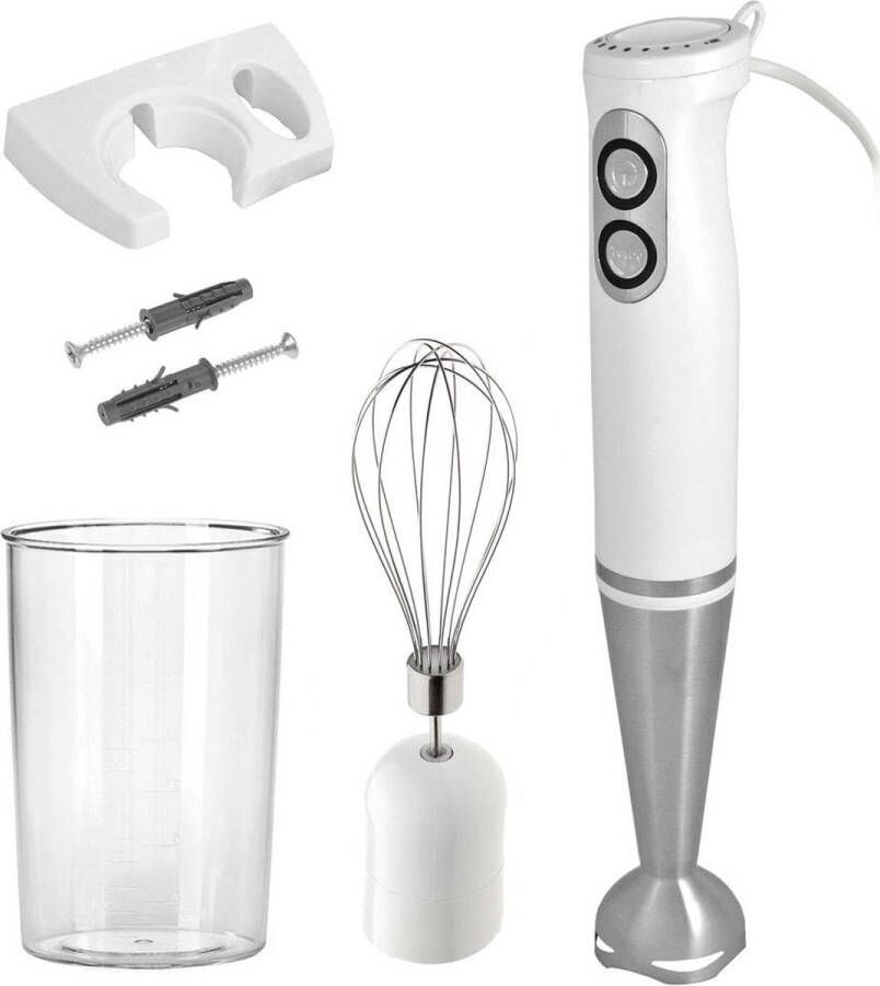 500W Roestvrij Staal Staafmixer Set Pureerstaaf Handmixer en Hakselaar