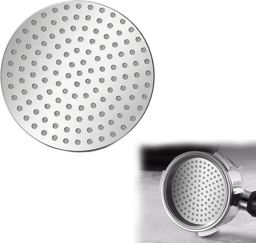 51mm Strainer Accessoires voor Espresso Machines RVS Dispensing Ring en Perfecte Extractie voor Koffie Bereiding