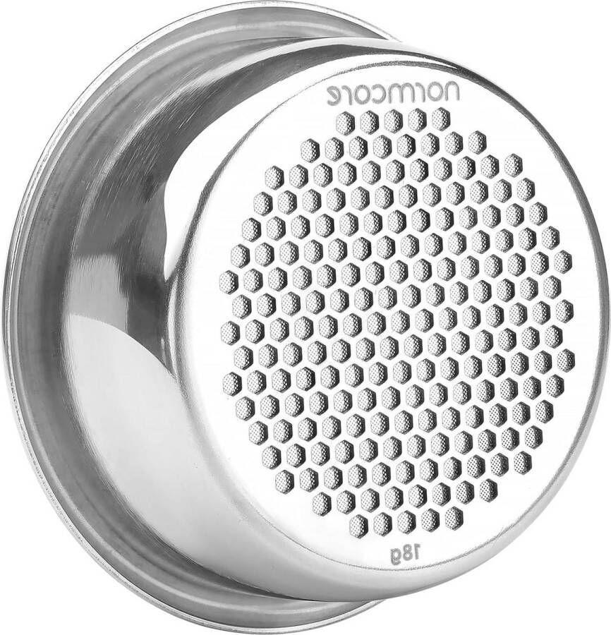 54mm Normcore dubbellaagse portafiltermand precisie afzuigmand compatibel met Breville Salie Espressomachines 304 roestvrij staal 08mm dikte 18 gram Coffee Portafilter