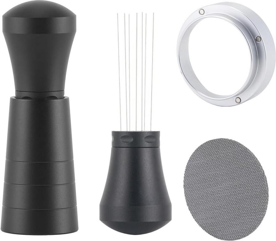 58 mm espresso accessoireset WDT tool doseerring en puck screen voor perfecte koffie
