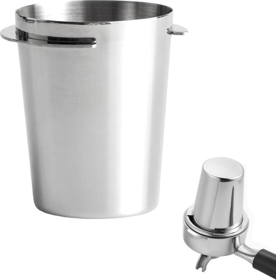 58mm Dispensing Mond voor Koffie Barista Accessoires voor Espresso Geschikt voor Porta Filter RVS Koffie Dispensing Mond Perfect voor Barista en Koffieliefhebbers