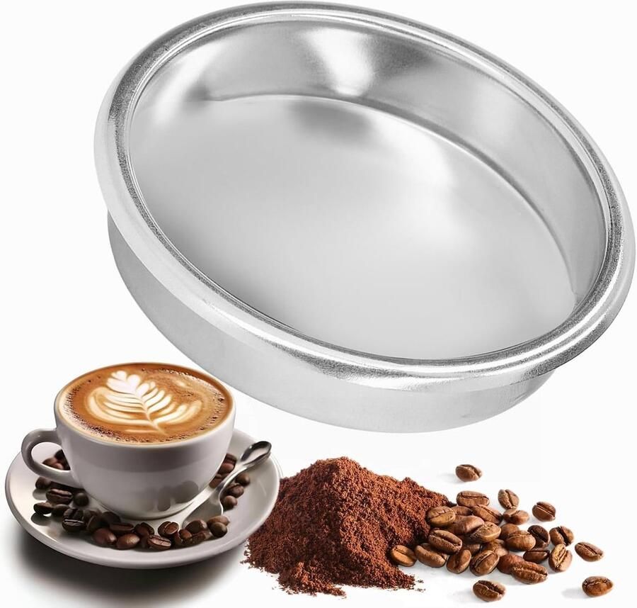 58mm RVS Backflush Reinigingsschijf voor Semi-Automatische Koffiemachines Duurzaam en Weerstandbiedend Accessoire voor Koffieliefhebbers