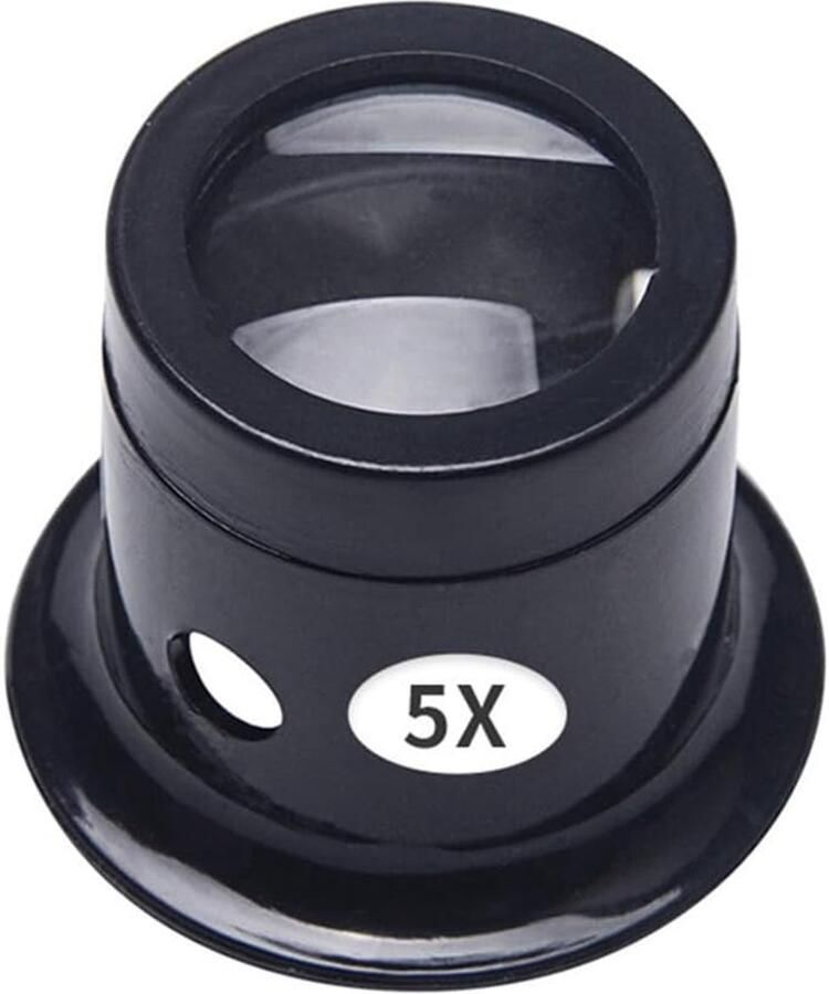 5X Juweliers Loep Professionele Oogloep Vergrootglas Sieraden Vergrootglas Horlogemaker Tool voor Stempel Munt Diamant Repareren