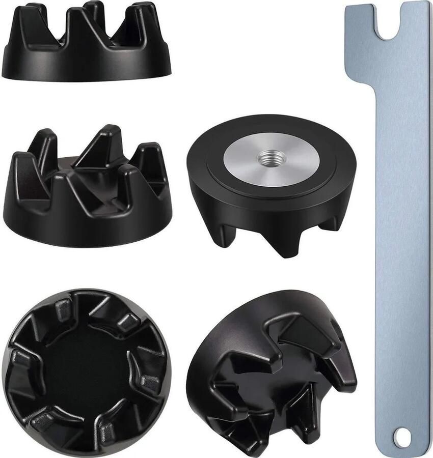 5XAansluiting (inclusief gereedschap) geschikt voor KitchenAid Ultra Powermengmachine 5KSB5 5KSB52 5KSreserveonderdelen -Rubberen connector voor mixer