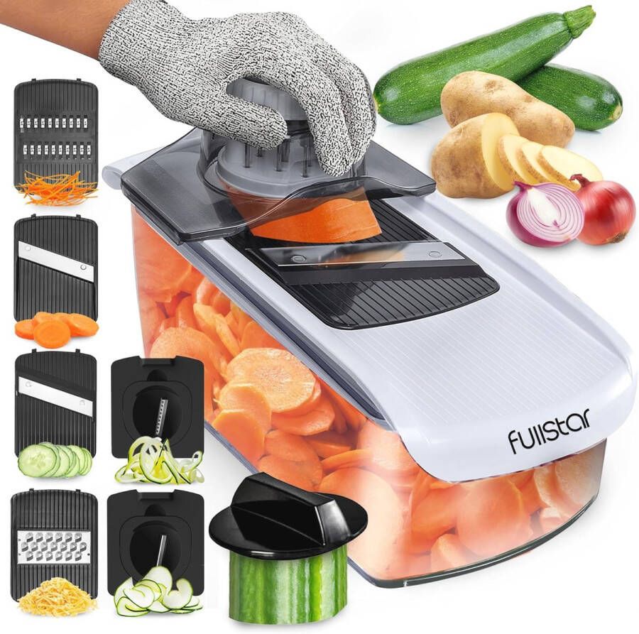 6-in-1 Mandoline Snijder Professionele Keuken Snijmachine voor Groenten Aardappels en Kaas