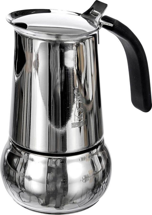 6 kopjes espressomachine roestvrij staal 0 3 liter zilver