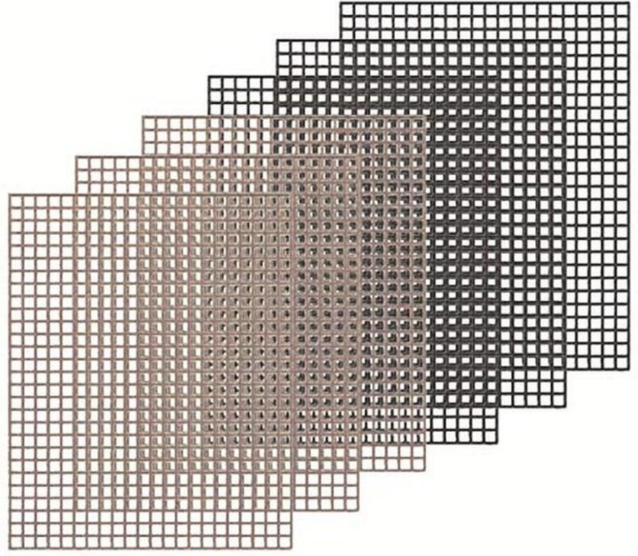 6 Pack anti-aanbakplaat BBQ grillmat van mesh 15 75 x13 voor roker Pellet Gas houtskoolgrill