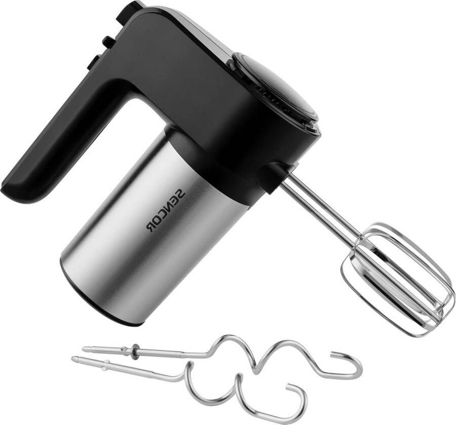 6 Speed Hand Mixer 400 W Silver Powerful and Efficient Mixing