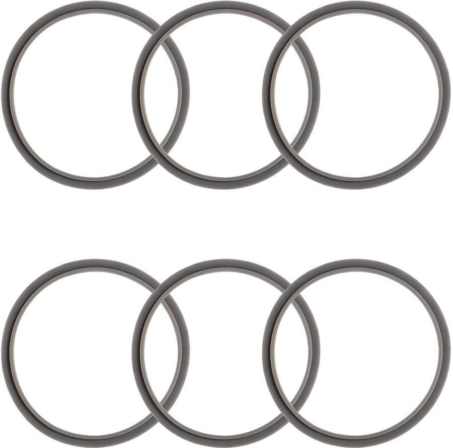 6 Stuks Blender Pakking Vervanging voor Nutribullet 600W 900W Extractor Blender Siliconen Afdichtring Blender Vervangende Onderdelen Accessoires