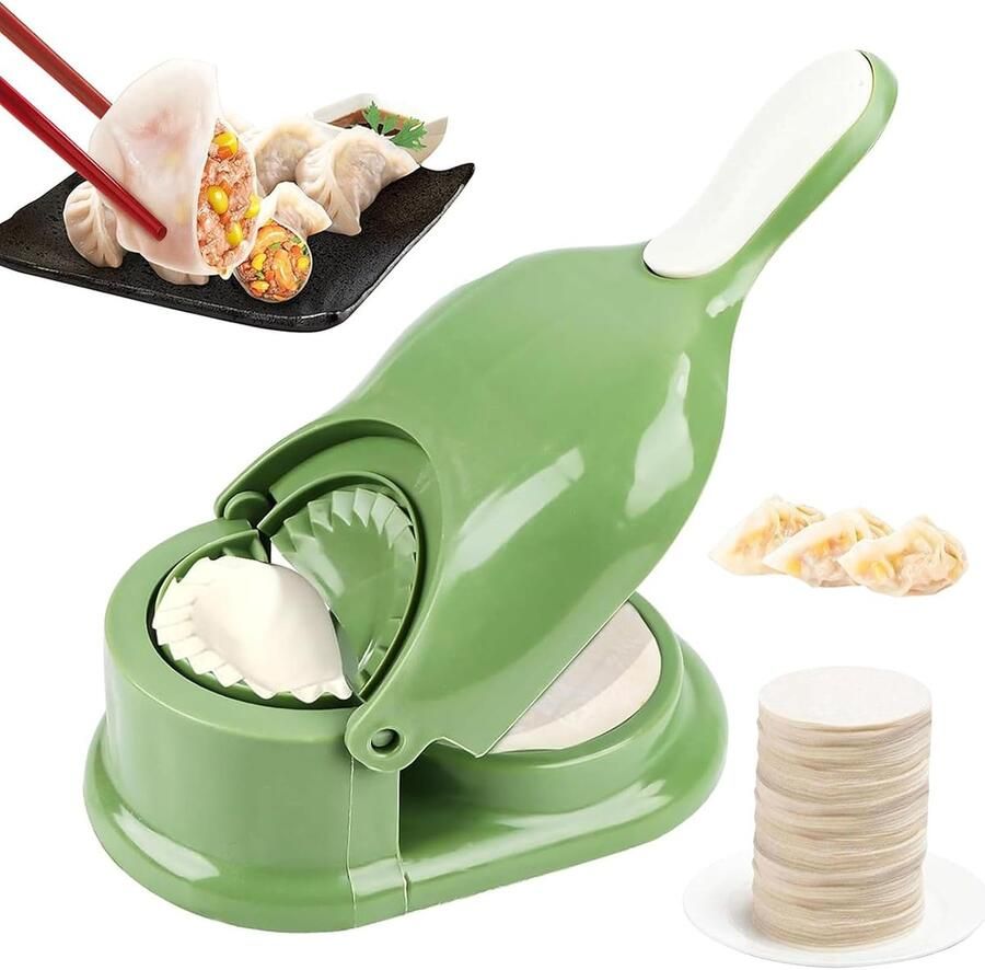 6 stuks dumpling maker ravioli maker dumplingvormer ravioli in 3 maten en 3 ronde uitsteekvormen Pierogi en Gyozas klein middel groot B
