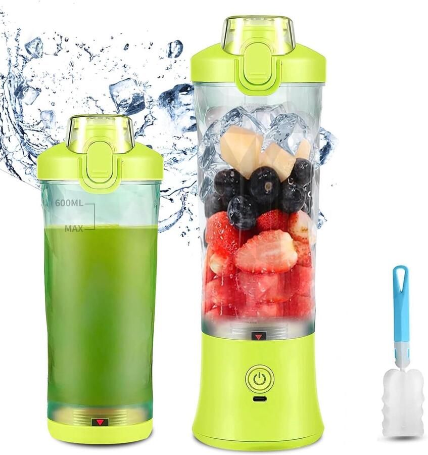 600 ml Draagbare Blender USB Oplaadbaar Waterdicht Ideaal voor Shakes en Smoothies