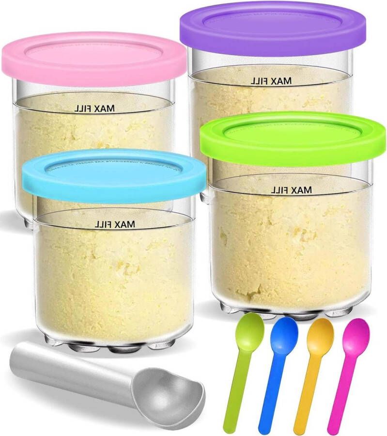 600 ml herbruikbare Ninja Creamy Deluxe ijsmachine container NC301 NC299AMZ NC300 CN305A & CN301CO serie BPA-vrij