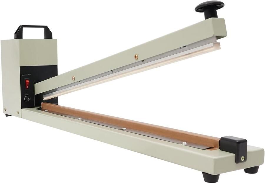 600 mm 750 W folielasapparaat 220 V met 8 temperatuurniveaus 3 mm zegelbreedte zaklasapparaat voor plastic zakken aluminiumfolie kraftpapier