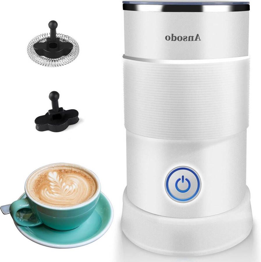 600W Electric Milk Frother 5 in 1 Automatic Milk Frother for Cappuccino Macchiato Coffee Milk and Chocolate