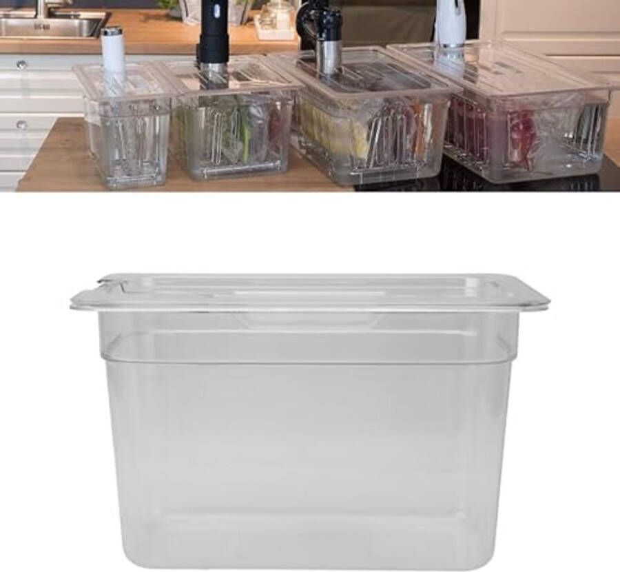 6.9L Sous Vide Container voor Temperatuur Garen Transparante Slow Cooker Accessoire