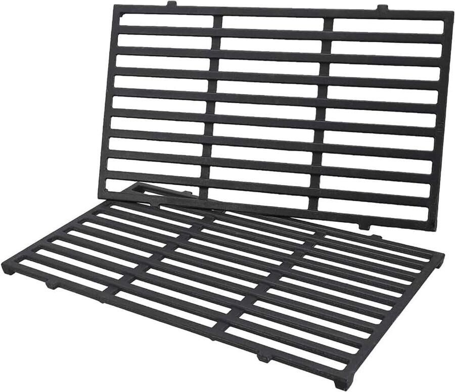 7637 Gietijzeren grillrooster voor Weber Spirit 200 Serie vervangend grillrooster voor Spirit I & II 210 (bedienknoppen aan de voorkant) voor e210 e220 s210 s220 gasbarbecues 44 5 cm grillrooster
