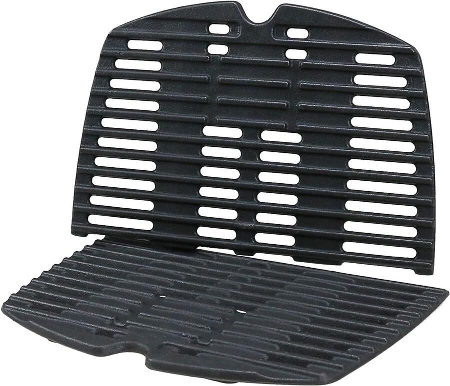 7644 32 3 x 43 2 cm grillrooster gietijzer voor Weber Q100 Q1000 Q120 Q1200 Q140 Q1400 gasgrill gietijzeren grillrooster reserveonderdelen accessoires voor Weber Q100-serie 2 stuks