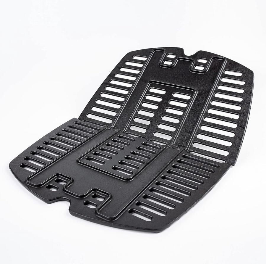 7644 Gas Grill 43 18 CM x 32 25 CM in Totaal Gietijzeren Kookroosters Grid voor Weber Q100 Q140 Q1000 Q1200 Q1400 Serie Grills Gas Grill Roosters Vervangende Onderdelen voor Weber 7644