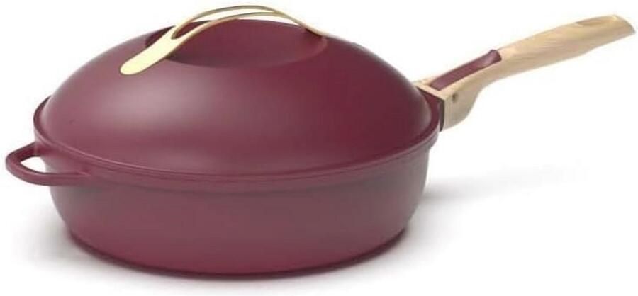 8 in 1 Inductiekookgerei 24 cm – Vervang Pan Sauteerpan Friteuse en Meer