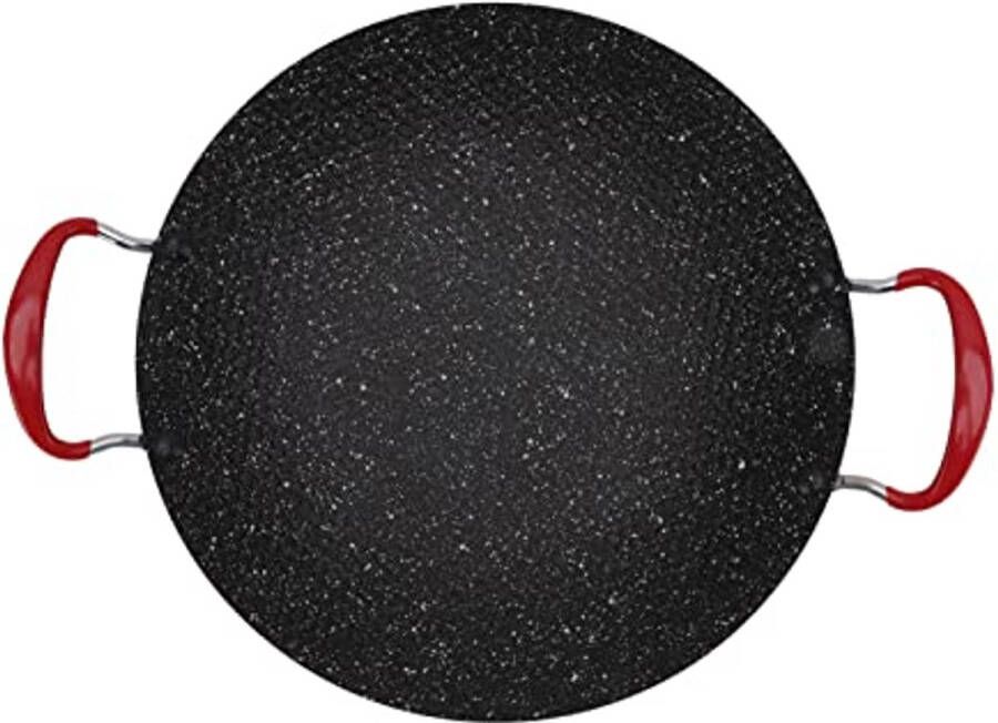 8-in-1 Koreaanse BBQ Grillpan met Medische Steencoating Ronde Bakplaat voor Fornuizen en Inductie