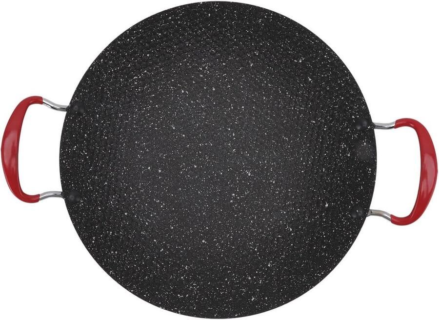 8-in-1 Koreaanse BBQ Grillpan met Medische Steencoating Ronde Bakplaat voor Fornuizen en Inductie