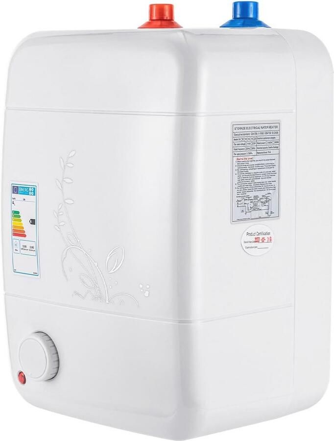 8 Liter Elektrische Doorstroomboiler 220V 1 5kW Compact en Efficiënt voor Wastafel en Keuken