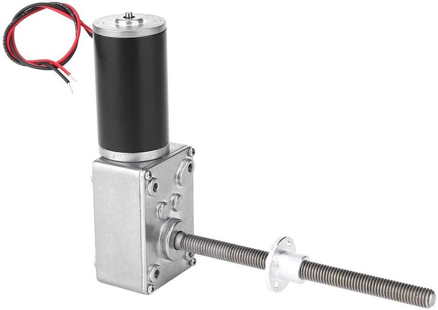 8 mm elektrische raammotor stil energiezuinig stalen tandwielen koperen wormwielen kogellager hoog corrosiebestendig compact stevig (Stopień redukcji 200)