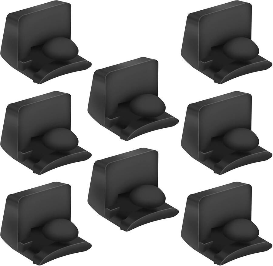 SnelShoppen Pack van 8 Siliconen Beschermende Bumpers voor Airfryer Vervangingsonderdeel Voedselveilig Hittebestendig tot 280℃ Geschikt voor Div