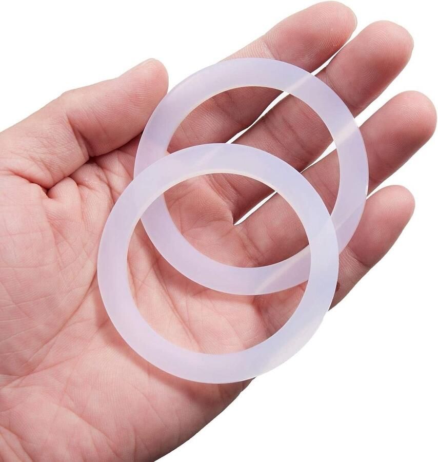 8 STUKS Vervangende Reserve Voedselkwaliteit Silicone (Beter Dan Rubber) Pakking Seal Ring Voor Aluminium Stovetop Koffiezetapparaat Potten 3 Koppen & 4 Koppen