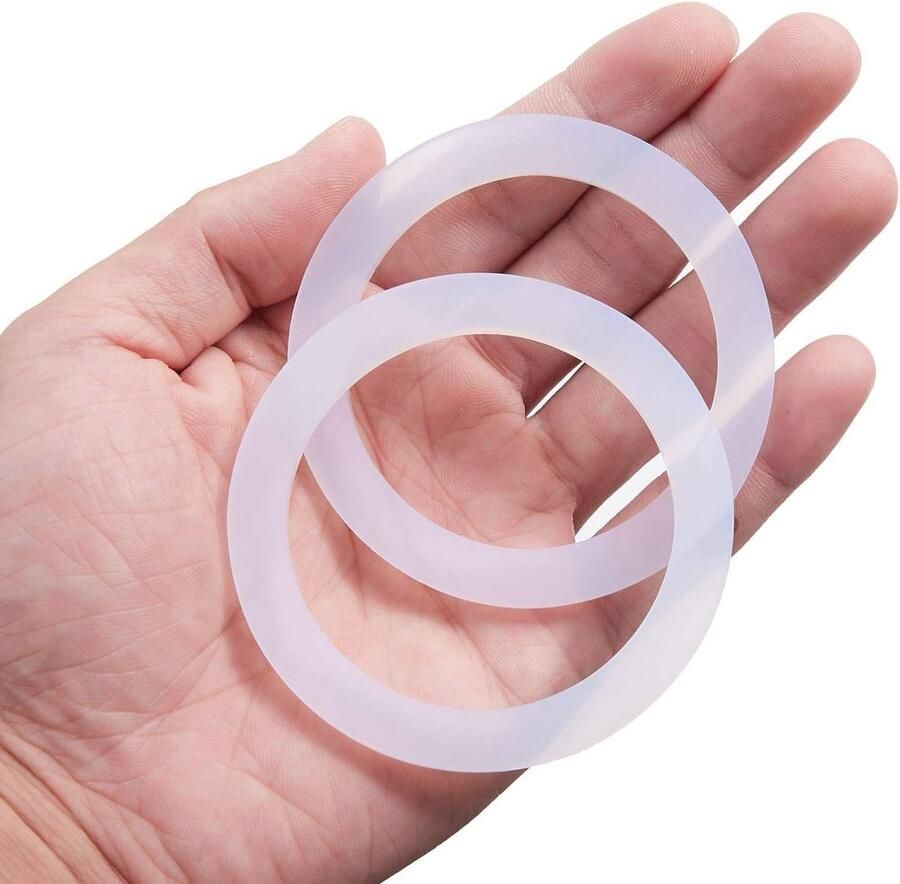 8 Stuks Vervangende Siliconen Afdichtingen voor Koffiezetapparaten en Kookplaten Ideaal voor 6 Kopjes