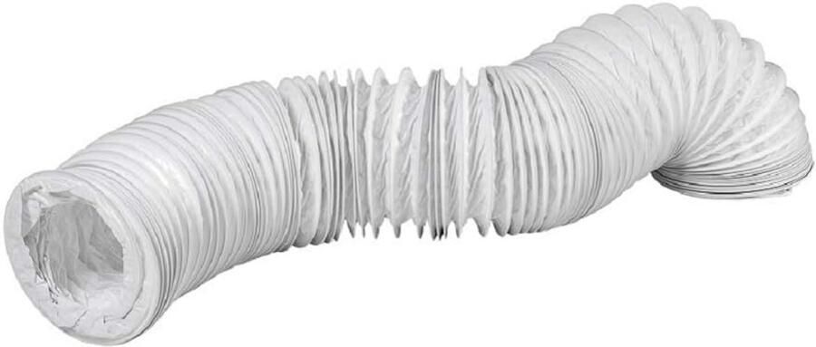 80 mm flexibele luchtslang voor afzuigkap airconditioning afzuigkap droger – 3 m afvoerslang – ventilatiekanaal – pvc
