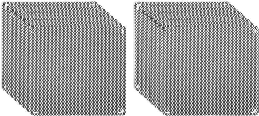80 mm 3 1 inch pc-ventilator stofgaas 16 stuks pvc-computerkoeler stoffilter pc-behuizing stofkap grills voor computerkoeler ventilator pc-behuizing stofdicht zwart