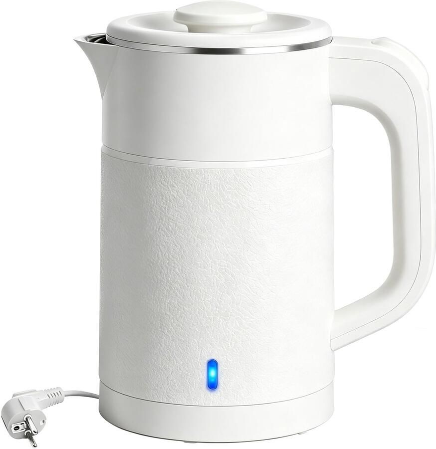 800 ml waterkoker klein 600 W reiswaterkoker 6 minuten snel koken reizen elektrische waterkoker draagbare ShopVlot