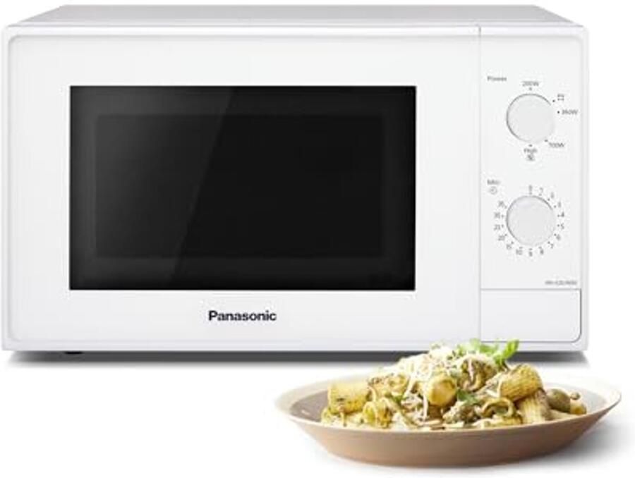 Magnetron met Draaiplateau Oven Apparaat Snel Maaltijden Opwarmen 5 Vermogensstanden 20 Liter Capaciteit Wit - Foto 2