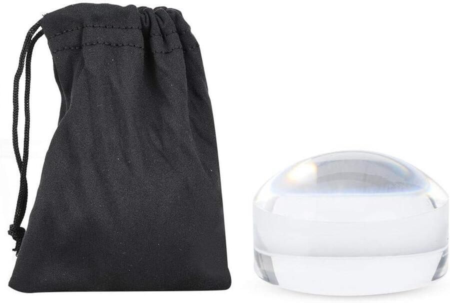 8X Dome-vergrootglas hoogwaardige optische lens voor lezen en schrijven