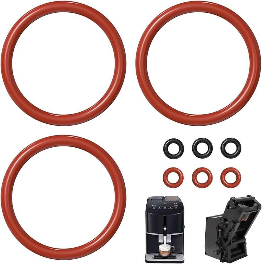9 stuks afdichtringen set voor Siemens EQ5 EQ6 Plus EQ7 EQ8 Gaggenau Bosch Neff koffiezetapparaten brouweenheid O-ring afdichtingen voor koffiezetapparaten